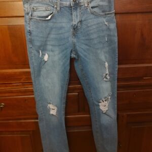 Ring of Fire Light Blue Skinny Jeans